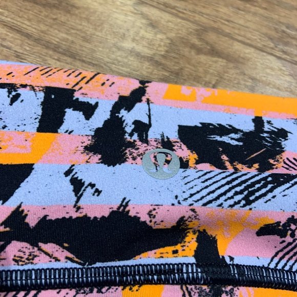 Lululemon colourful mesh side capri leggings - Picture 9 of 11